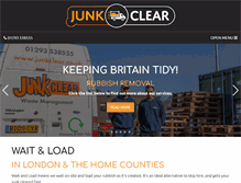 Tablet Screenshot of junkclear.co.uk